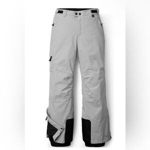 REI White Ski or Snowboard Insulated Waterproof Snow Pants